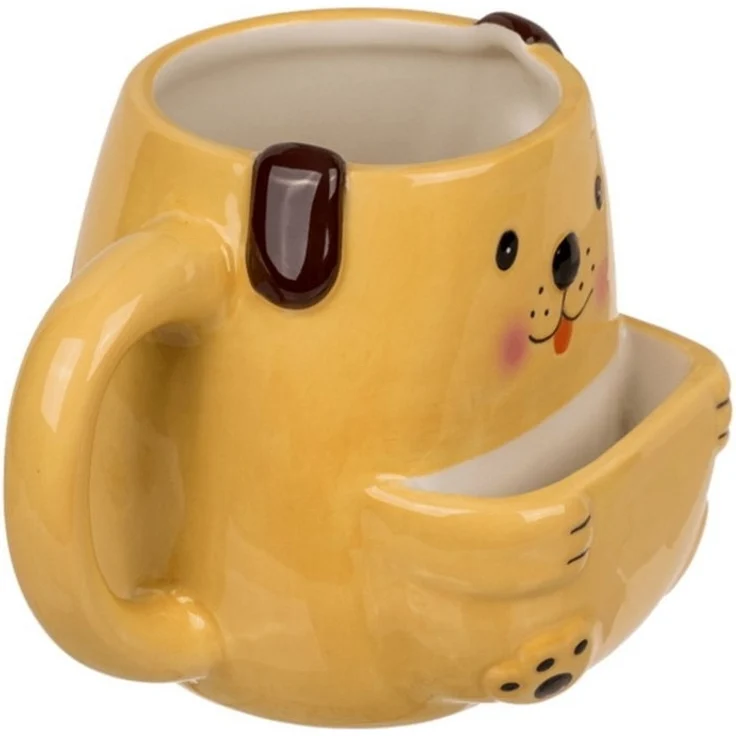 Out of the Blue Tasse Hund Kaffeebecher mit Keksfach – Bild 2