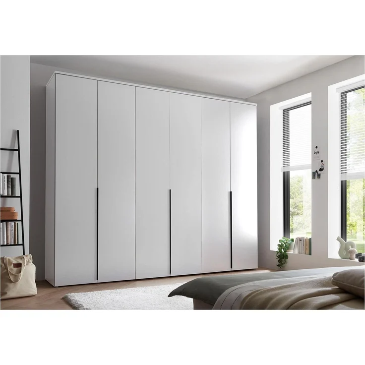 Kleiderschrank Konstanz / Kevo, Holzwerkstoff, Anthrazit, 270 x 225 x 52 cm – Bild 5