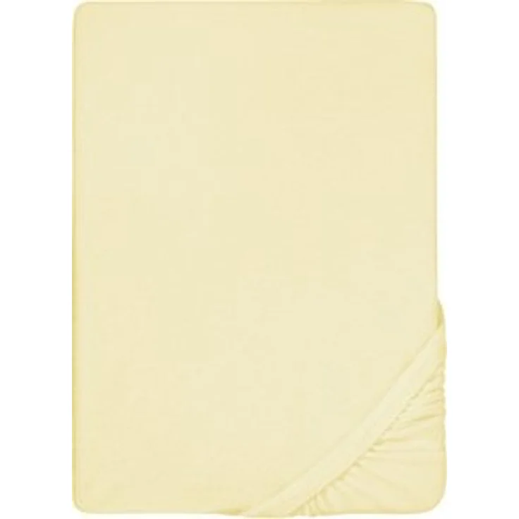biberna Frottee-Stretch-Spannbetttuch 0012344, gelb, 1x 180x200 cm - 200x200 cm – Bild 6