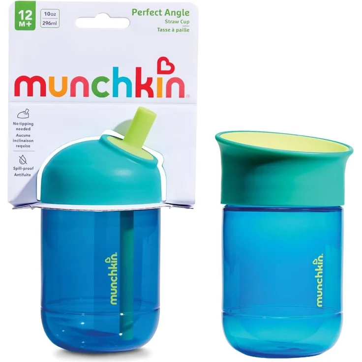 Munchkin Perfect Angle & Miracle 2er Pack | 296 ml | Marineblau