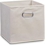 Aufbewahrungsbox mit Griff, Vlies - Beige