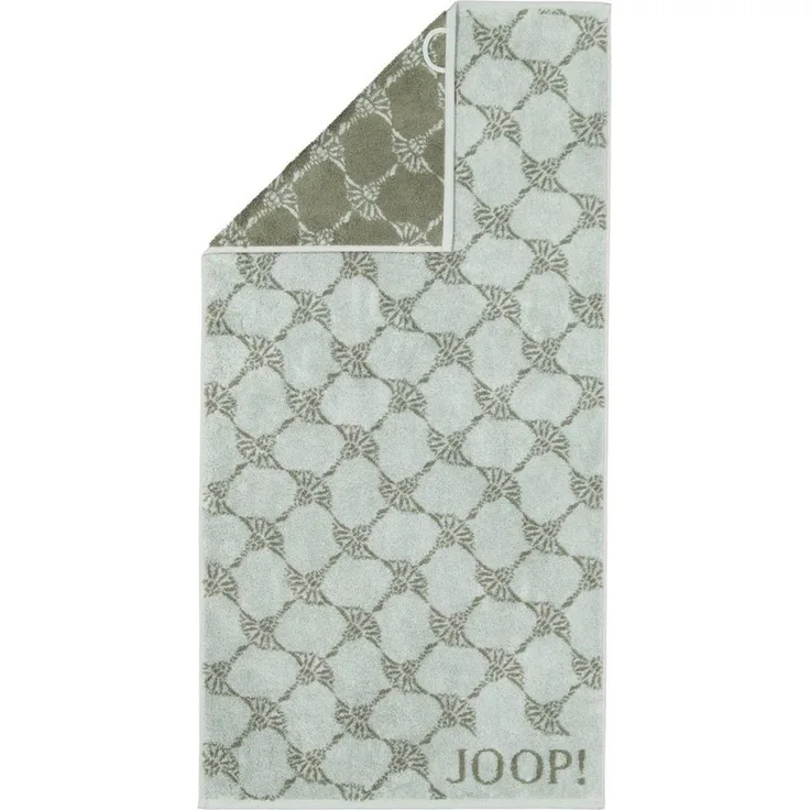JOOP! Handtuch Classic Cornflower Frottierkollektion - Walkfrottier Salbei 50x100cm
