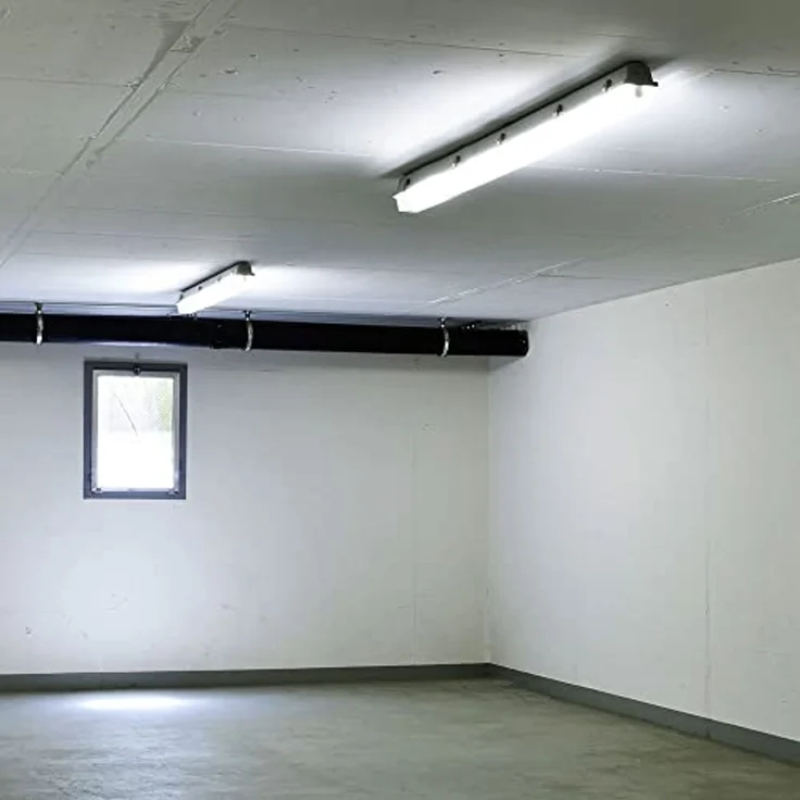 2x LED Wannenleuchten, 4320 Lumen, Kaltweiß, L 120 cm, VT-1249 – Bild 2