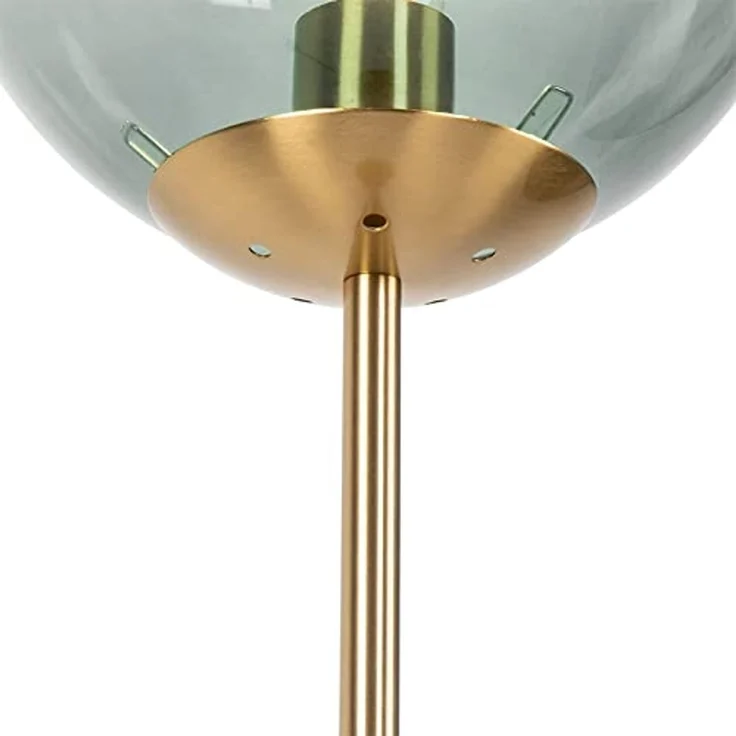 Qazqa Stehlampe Pallon, ohne Leuchtmittel, E27, Grün, Art Deco, Glas, 1-flammig – Bild 5