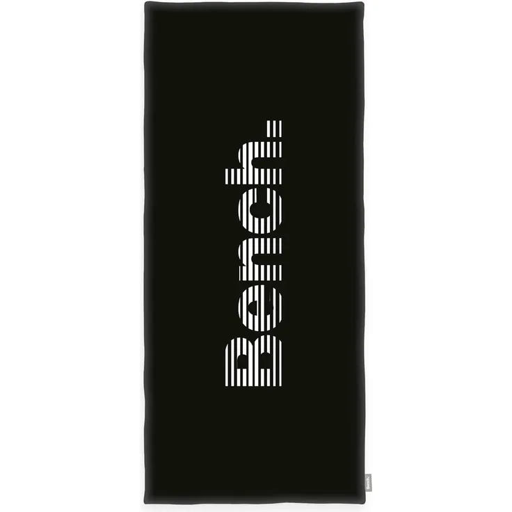 Bench Strand- und Saunatuch, Modern Opposite, 80x180 cm, 100 % Baumwolle, Velours, Mit Aufhänger, Farbe: Schwarz, Art. Nr. : 6112605537