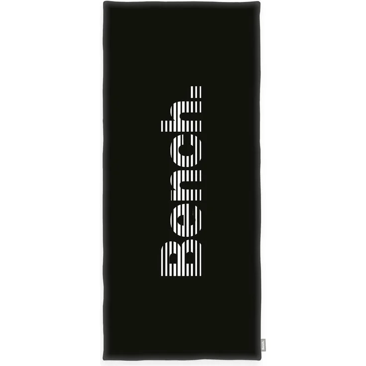 Bench Strand- und Saunatuch, Modern Opposite, 80x180 cm, 100 % Baumwolle, Velours, Mit Aufhänger, Farbe: Schwarz, Art. Nr. : 6112605537 – Bild 1