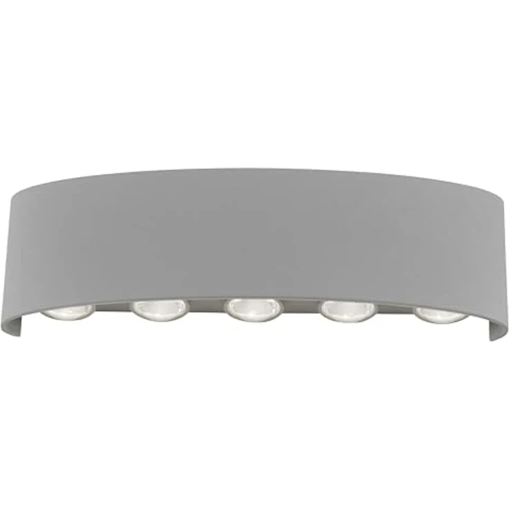 Paul Neuhaus 9489-21 CARLO Wandleuchte silber IP54 groß – Bild 1