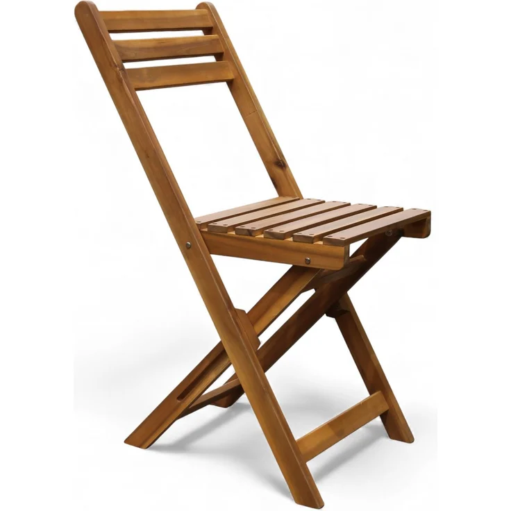 3-teiliges Balkonmöbel-Set aus Akazienholz, klappbar – Bild 3