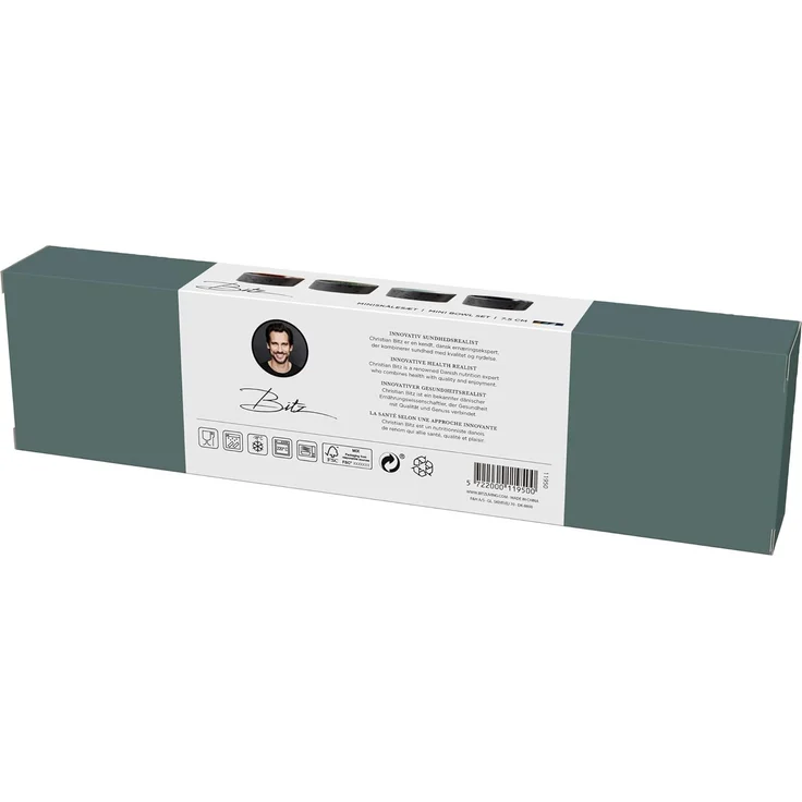 BITZ 11950 Servierset Steingut Gemischte Farben Rund 7 5 cm 4 Stück(e) – Bild 3