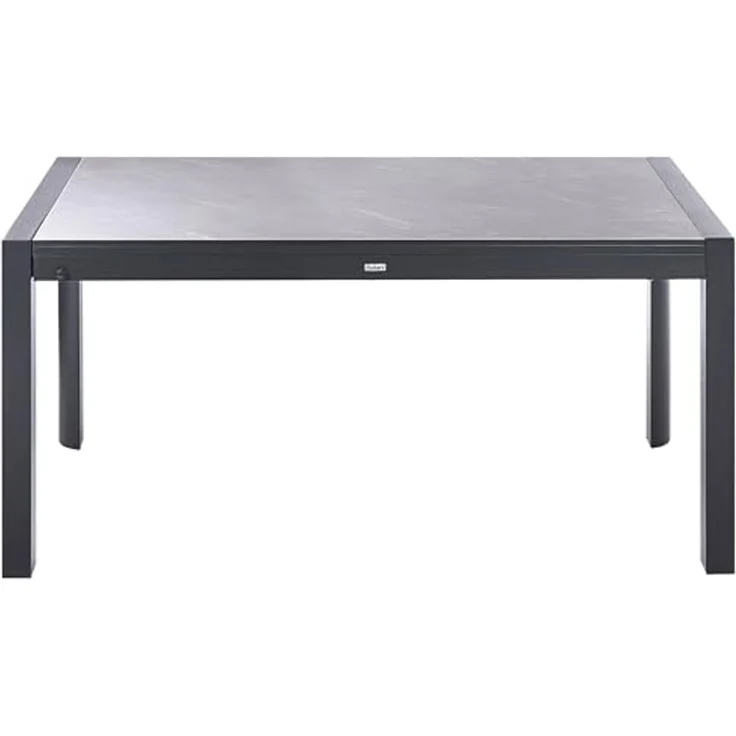 Ausziehbarer Gartentisch BINASCO 160 220 cm 90 cm Steinoptik Grau – Bild 6