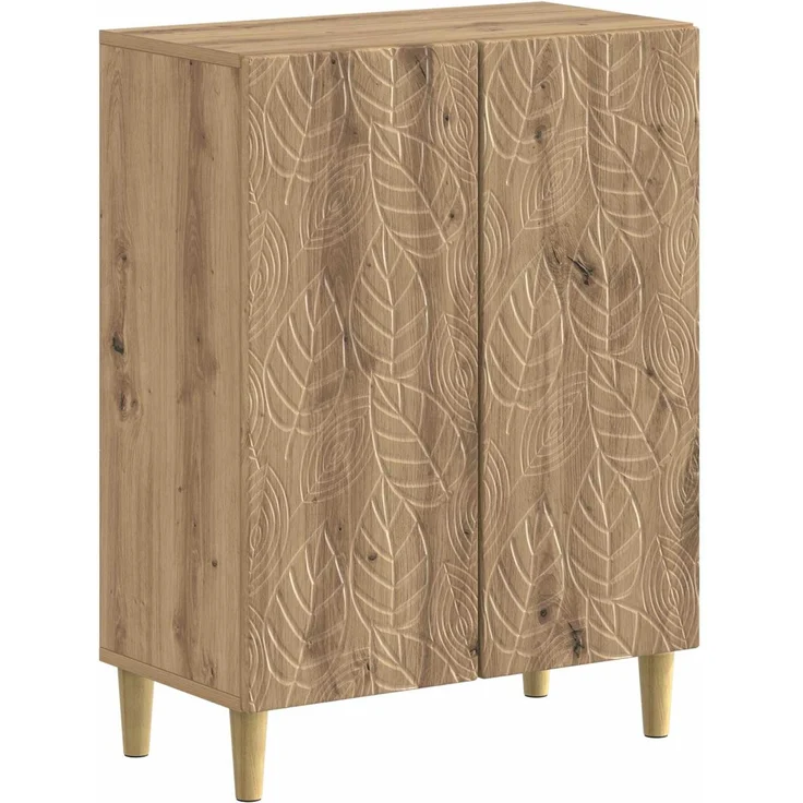 vidaXL 2-teiliges Badezimmer Schrank Set DELFT Artisan-Eiche 3417629 – Bild 4