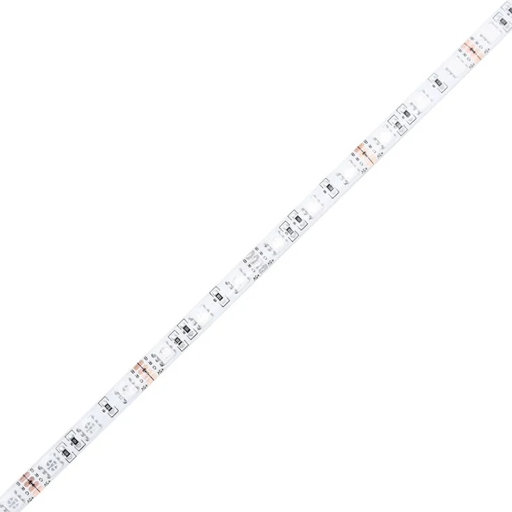 vidaXL Boxspringbett mit Matratze & LED Dunkelgrau 180x220 cm Samt 3317038 – Bild 12