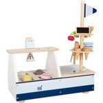 Small Foot 11815 Eistheke Fresh aus Holz, Zubehör für Kinderküche und Kaufladen, Rollenspielzeug für Kinder ab 3 Jahre Toys