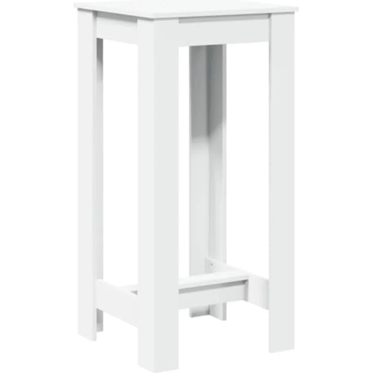vidaXL Bartisch Weiß 51x50x103,5 cm Holzwerkstoff 854400 – Bild 8