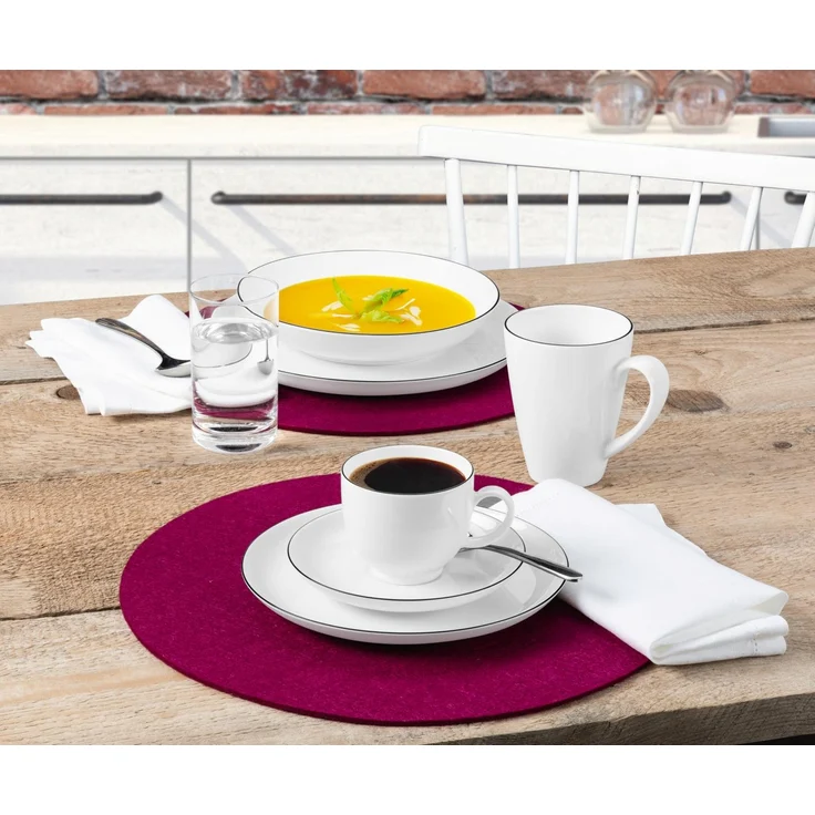 Kaffee-Obertasse 0,22 l Lido Black Line Seltmann Weiden Kaffeetasse - MikrowelleBackofen geeignet, Spülmaschinenfest – Bild 3