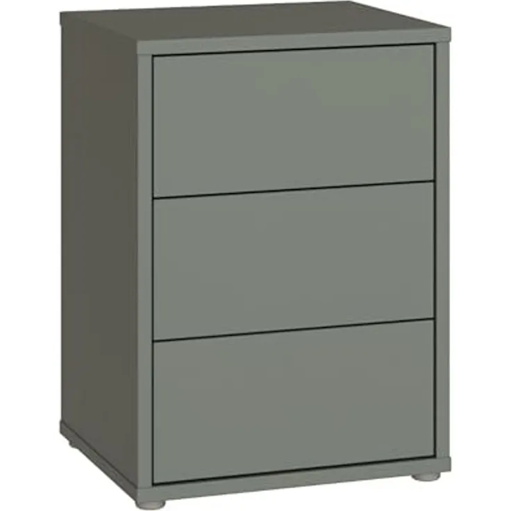 FORTE Nachtkommode Alice Springs, Schubkästen mit Vollauszug, Push to Open