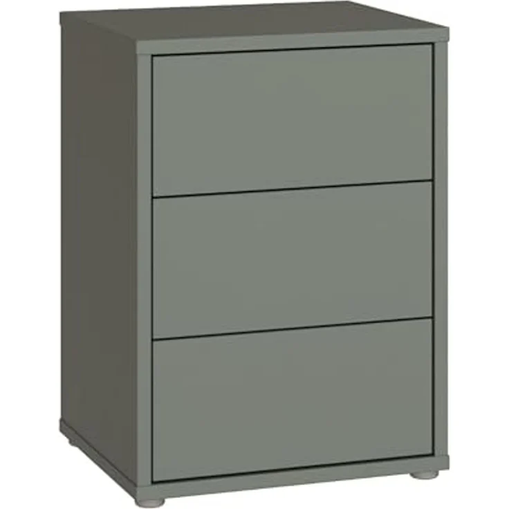 FORTE Nachtkommode Alice Springs, Schubkästen mit Vollauszug, Push to Open – Bild 1