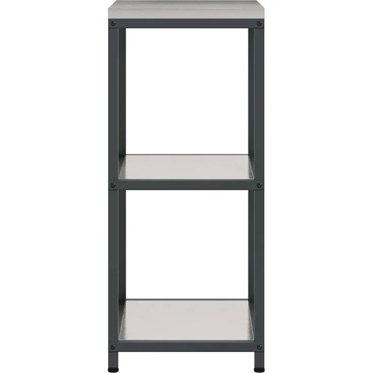 vidaXL Küchenaufbewahrung mit Regal Silber 60 x 50 x 92 cm Stahl 874972 – Bild 6