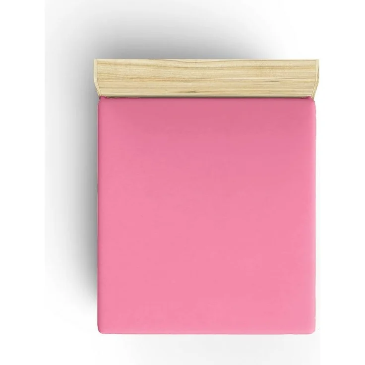 L'essentiel Maison 'Pink' Ranforce Spannbettlaken (FR) (IT) (ES) (DE), Rosa, 200+30 x 90 cm – Bild 1