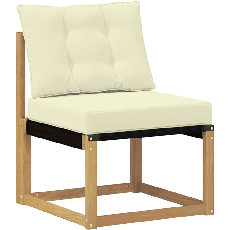 vidaXL Outdoor-Sofagarnitur 6 Stk. Weiß und Creme 3389648 – Bild 4