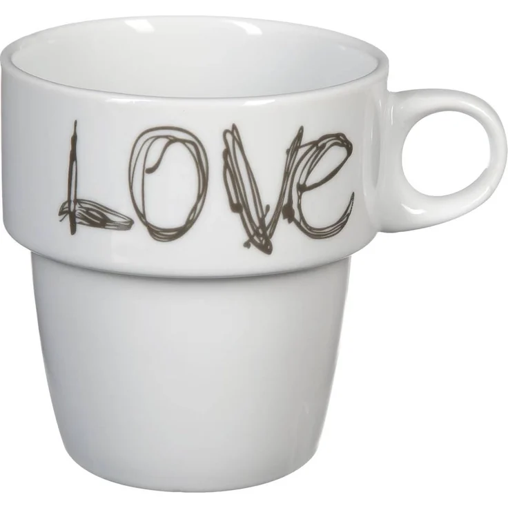 Art-Pol Set 6 Tassen Love 260 ml – Bild 5