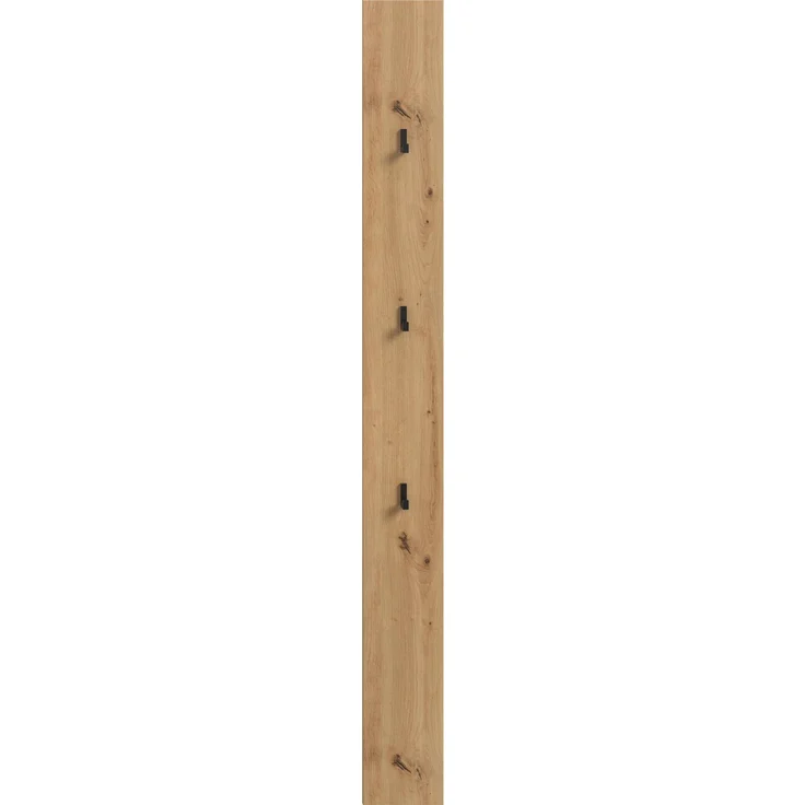 Garderobenpaneel B/H/T: 160x13x6 cm in Artisan Oak Nachbildung – Bild 2