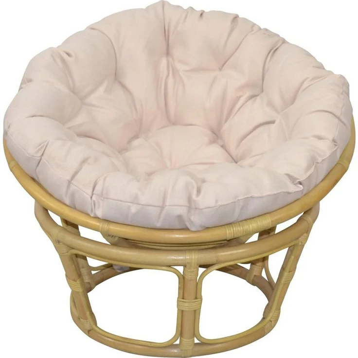 Home affaire Rattanstuhl Papasansessel, TOPSELLER!, aus geflochtenem Rattan, in verschiedenen Größen (80-110 cm) – Bild 2