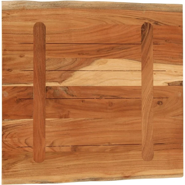 vidaXL Tischplatte 60x60x3,8cm Quadratisch Massivholz Akazie Baumkante 370642 – Bild 4