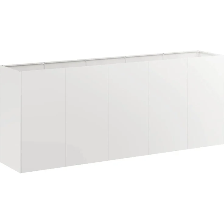 vidaXL Pflanzkübel 200x40x80 cm Edelstahl 860728 – Bild 1