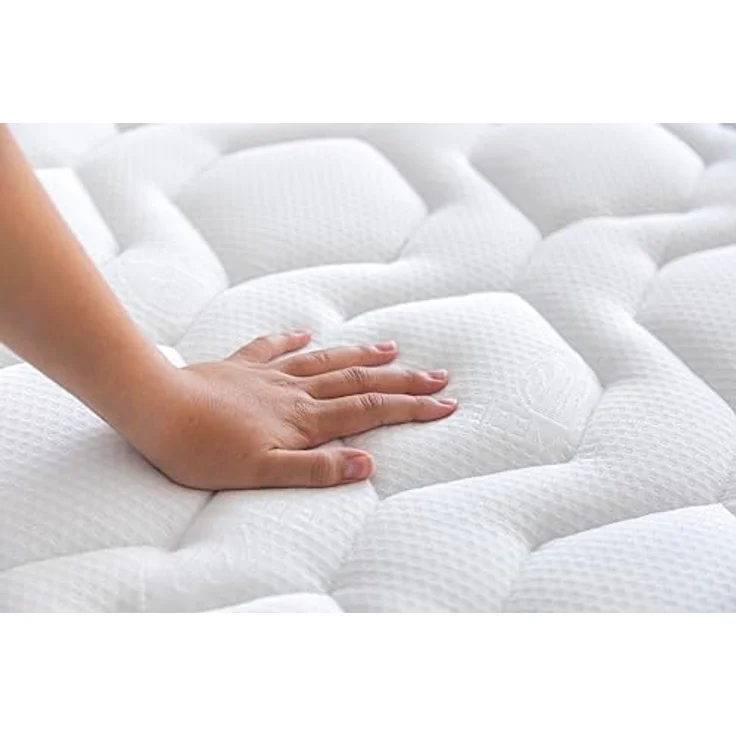 Todocama - Viskoelastische Matratze, mehrschichtig, atmungsaktives Aloe Vera-Gewebe, Höhe ± 21 cm, Behandlung gegen Milben und Bakterien. 100x200 cm – Bild 8