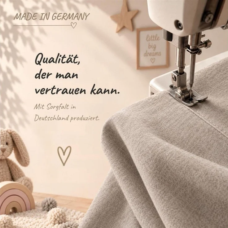 Carpe Sonno Kinderbettwäsche Biber Kinderbettwäsche Lokomotive aus 100% Baumwolle, Biber, 2 teilig, MADE IN GERMANY - Babybettwäsche 100x135 - 100% Baumwolle - Grün – Bild 4