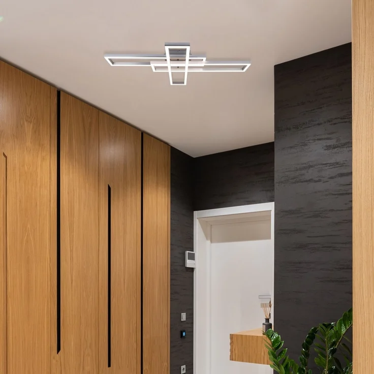 Deckenleuchte LED Wohnzimmer dimmbar Deckenlampe mit Fernbedienung RGB 1403060 – Bild 2