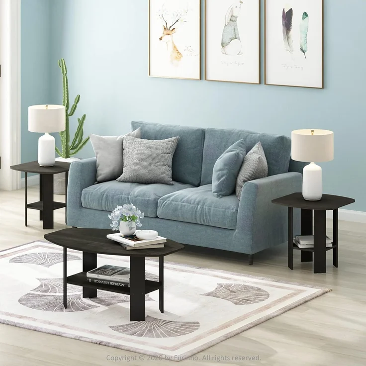 Furinno Simple Design Couchtisch, Espresso – Bild 2