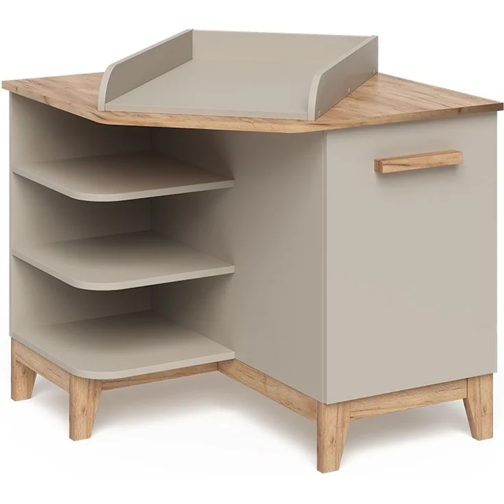Wickelkommode Malia Cashmere/Artisan 85 x 85.2 cm mit Tür Vitalispa – Bild 1