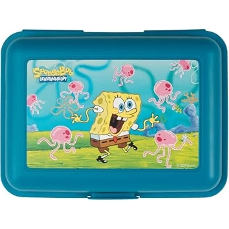 United Labels® Lunchbox Spongebob Schwammkopf Brotdose Quallen Jellyfish Lunchbox Trennwand, Kunststoff (PP) – Bild 4