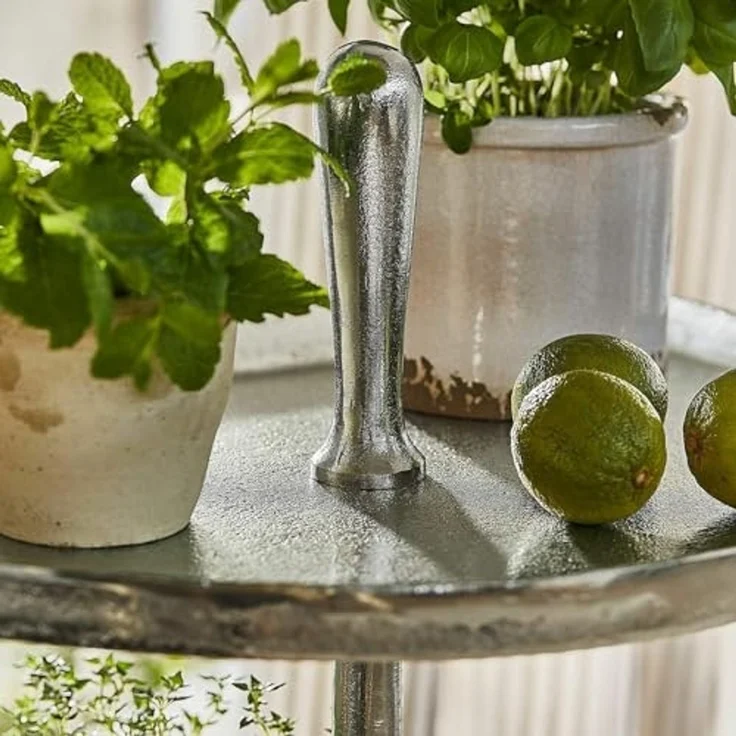 Mirabeau Etagere Etagere Quiralen antiksilber, Aluminiumguss – Bild 5
