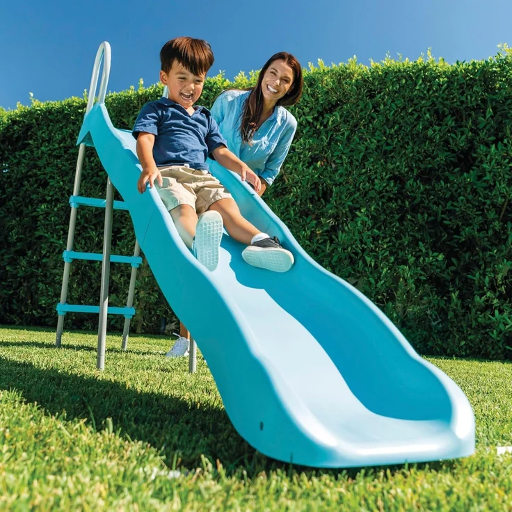 INTEX Freistehende Rutsche INTEX Himmelblau 2,44 m PP und Stahl 42035646 – Bild 2