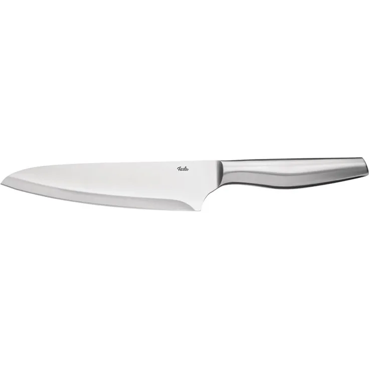 Fissler Kochmesser Essential, Lange breite Klinge, Halbkropf, gewichteter Griff