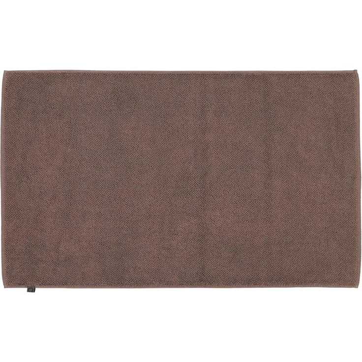 Badteppich Loop 70x120 cm, Baumwolle, Braun, Grau