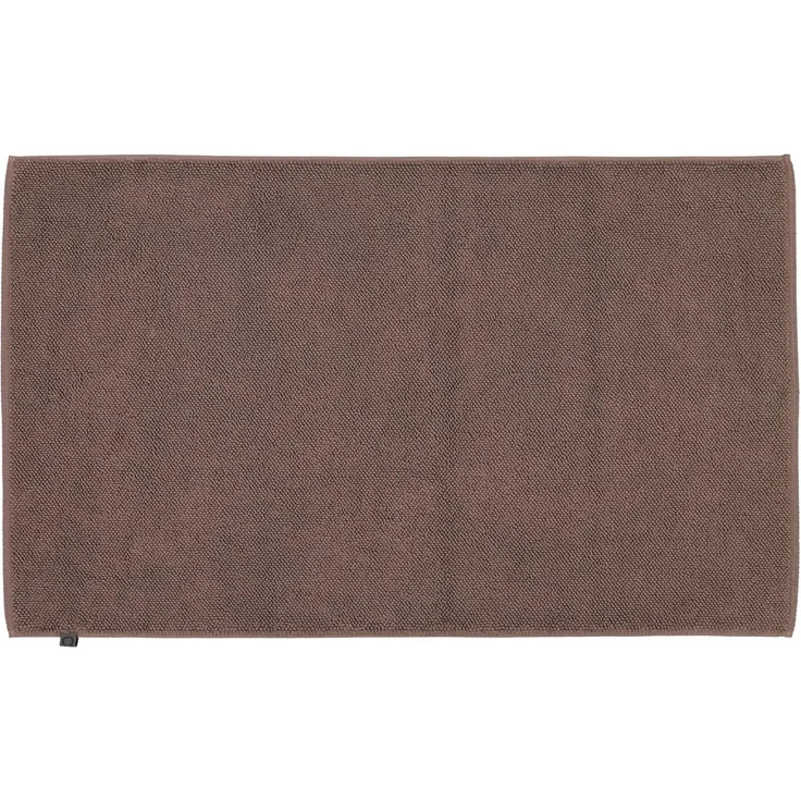 Badteppich Loop 70x120 cm, Baumwolle, Braun, Grau