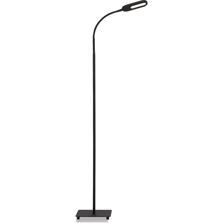Briloner Leuchten LED Stehleuchte, Stehlampe dimmbar, Farbtemperatursteuerung, 8 Watt, 600 Lumen, Schwarz, 8 W