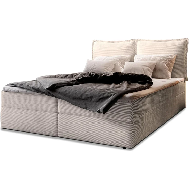 Masseno Boxbett LENTE 180x200 cm mit Bonell Matratze und Topper