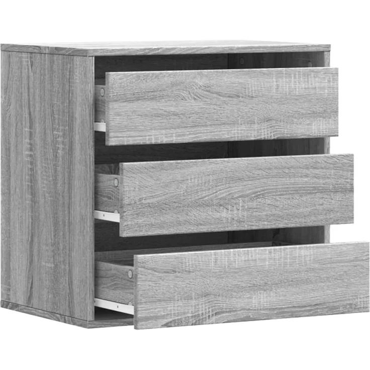 vidaXL Kommode Grau Sonoma 60x41x58 cm Holzwerkstoff 852848 – Bild 5