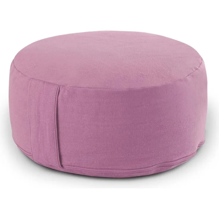 Amagohome Yogakissen Yogakissen Bodenkissen rund H 14xø31 cm mit Buchweizenschalen Meditati