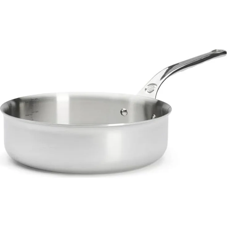 De Buyer Affinity Sauteuse Edelstahl gerade 24 cm