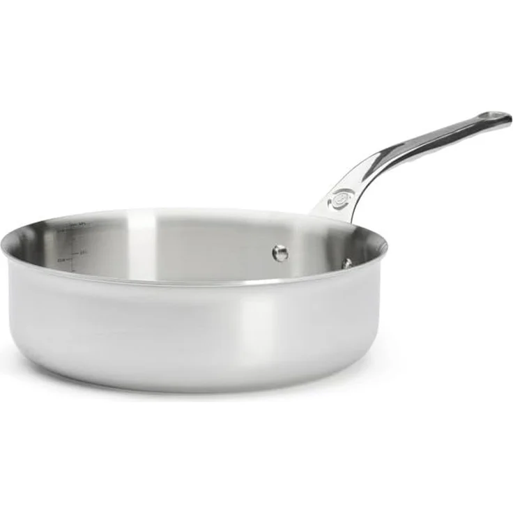 De Buyer Affinity Sauteuse Edelstahl gerade 24 cm