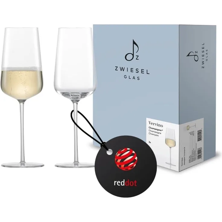 ZWIESEL GLAS machinemade CHAMPAGNER VERVINO 77 MIT MOUSSIERPUNKT (KT2) 122169