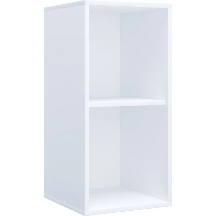 VCM Büroregal & Bücherregal Lona 917841 Weiß H. 74 x B. 35 x T. 37 cm
