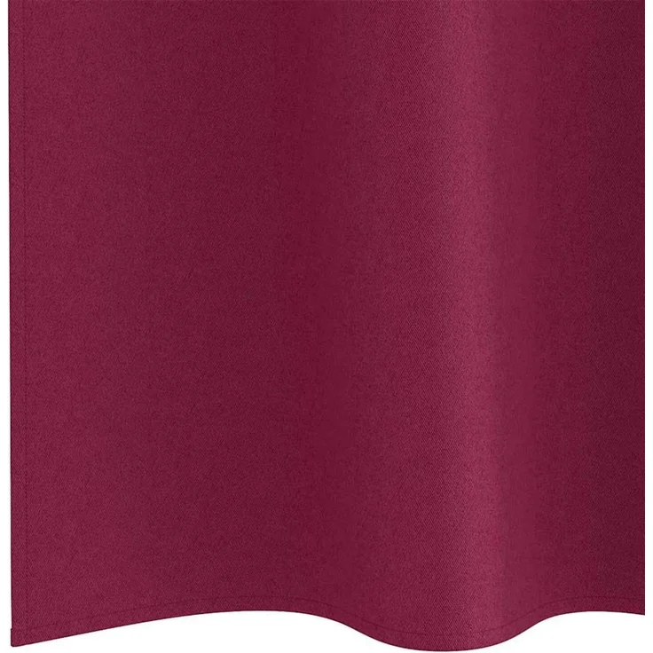 Verdunkelungs-Vorhänge | für Wohnzimmer & Schlafzimmer mit Ringen 2 pcs Weinrot 260 x 140 cm – Bild 6