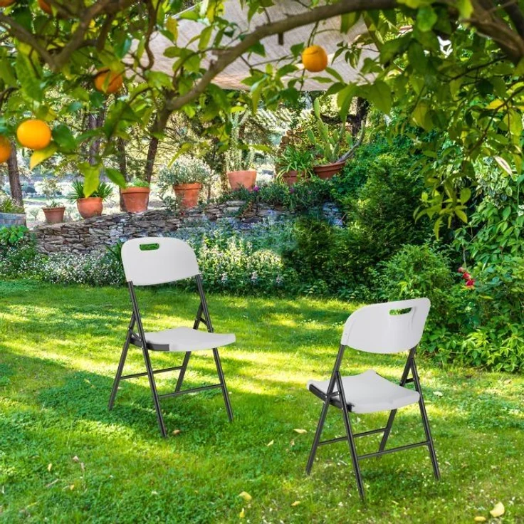 Klappstuhl für Garten im 2er Set – Bild 2